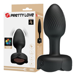 Olman炫彩斜紋10頻震動小肛塞