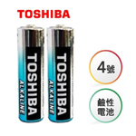 TOSHIBA 東芝無鹼性電池 4號AAA (2入)